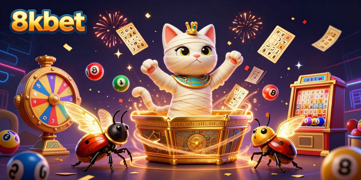 Experience the thrill of 8xbet with dynamic lottery elements and vibrant casino characters.