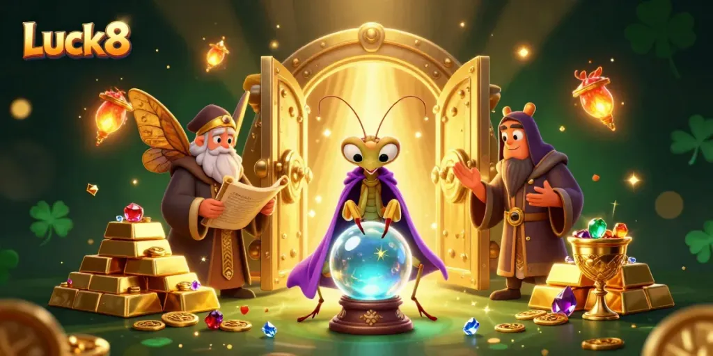 Engage in exciting gameplay at Luck8, where a mystical fortune teller reveals winning secrets.
