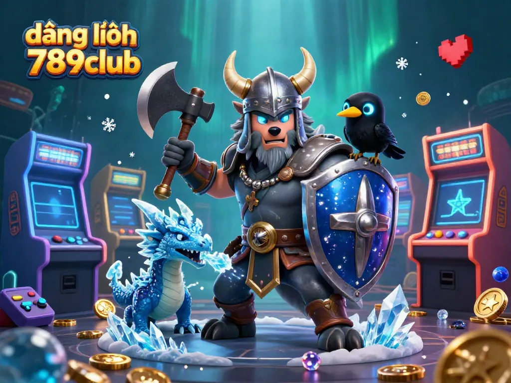 Experience the thrill of đăng nhập 789club with vibrant casino elements and dynamic characters.