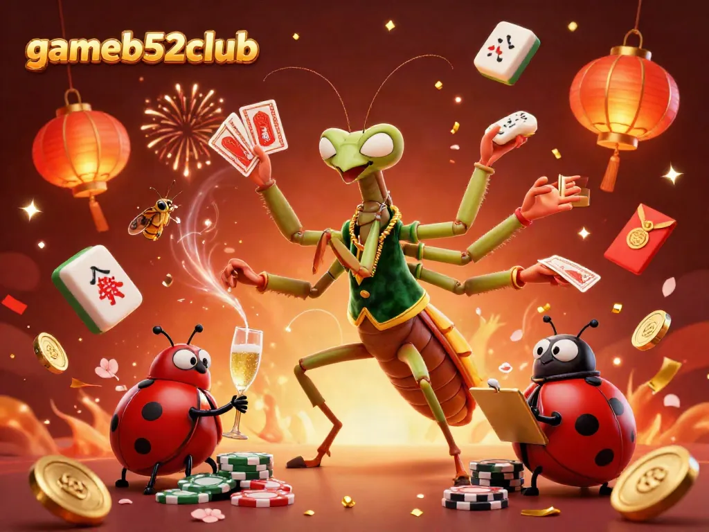 Experience winning excitement at gameb52club with vibrant casino elements celebrating big wins and thrilling gameplay.