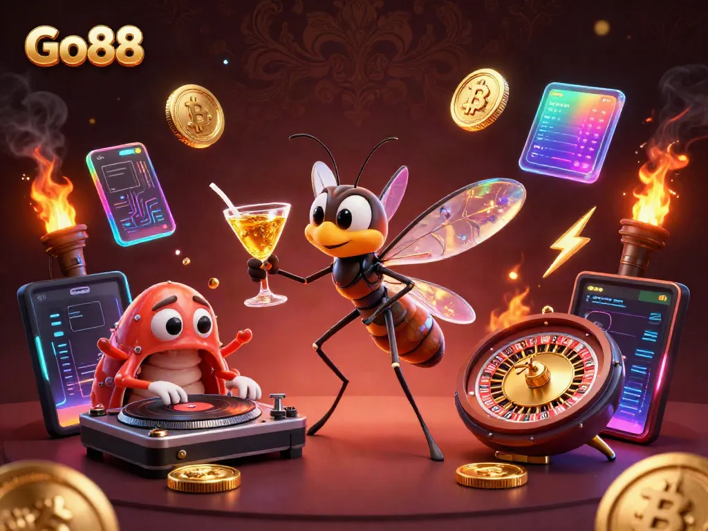 Experience the exciting Go88 casino world with vibrant characters and dynamic elements