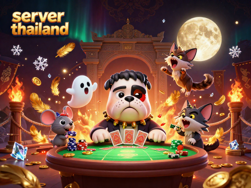 Engage in thrilling gameplay at server thailand with unique slot reels and vibrant casino elements.