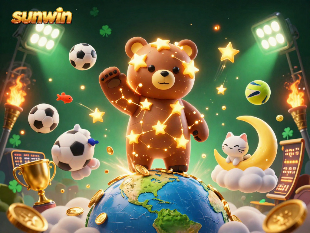 Engage with sunwin's exciting sports betting experience illustrated with dynamic casino elements.