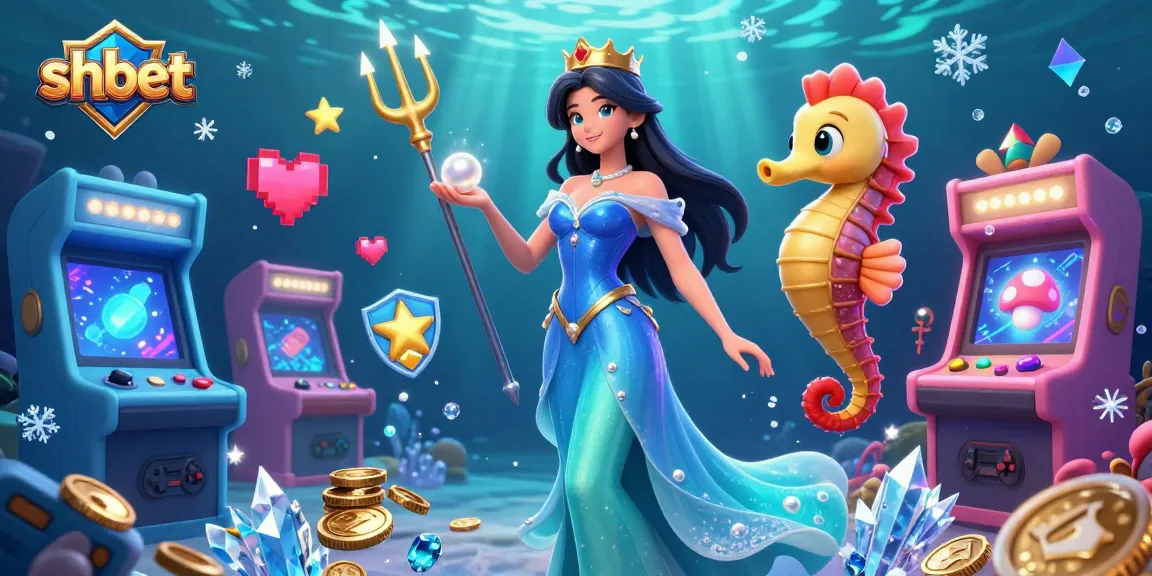 Experience exciting gameplay at shbet with vibrant underwater casino elements and stunning characters.