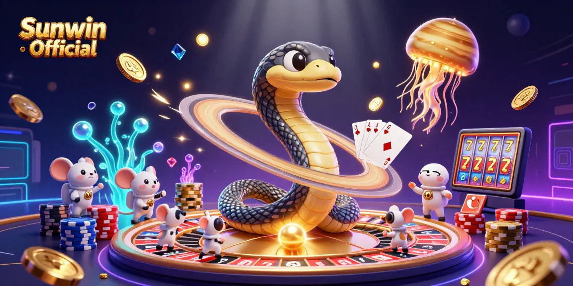 Experience rapid wins with Sunwin Official at the dynamic casino scene featuring stellar characters and vibrant gameplay.