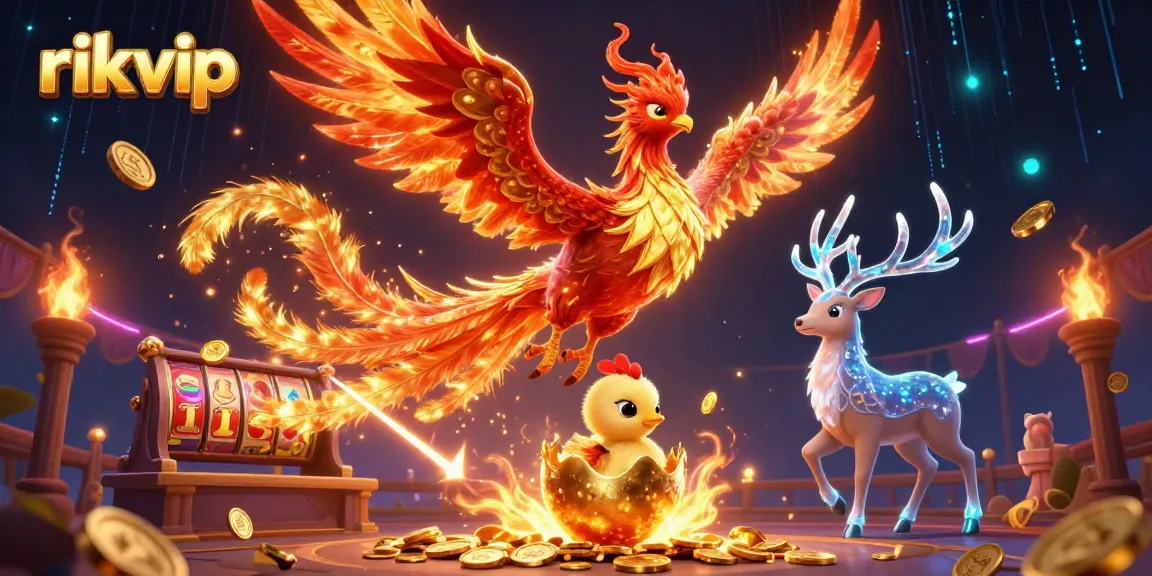 Experience thrilling gameplay at rikvip with a breathtaking blend of phoenixes and dynamic slot game elements.