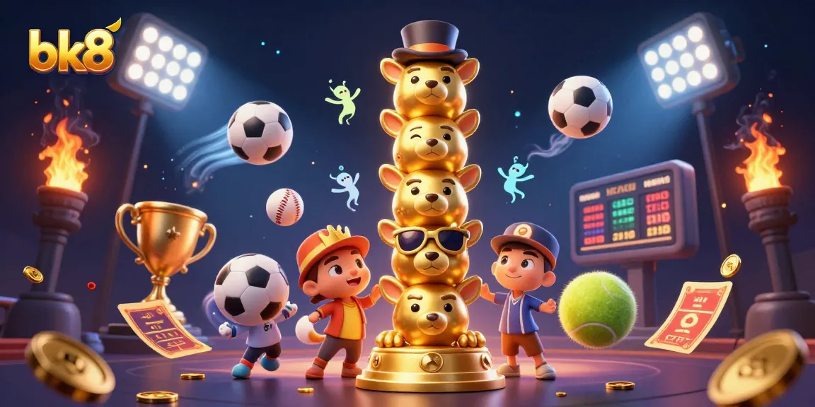 Win big with bk8 as a lively scene showcases dynamic sports betting action and casino excitement.