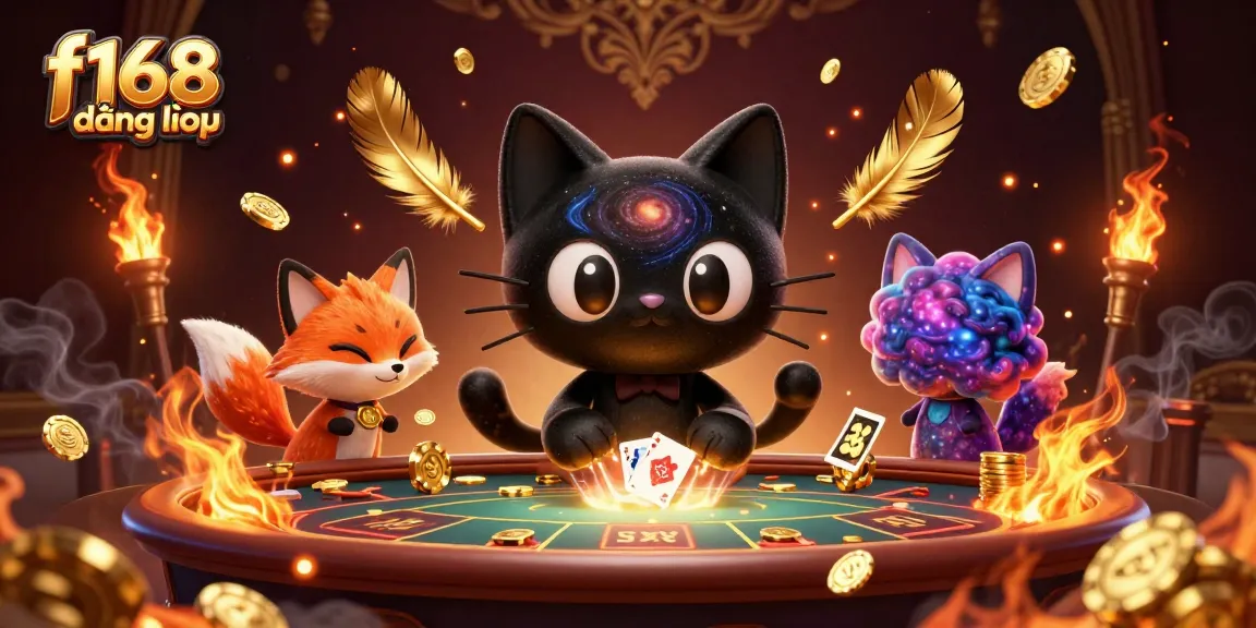 Experience the cosmic allure of f168 đăng nhập at the vibrant casino, winning golden chips.