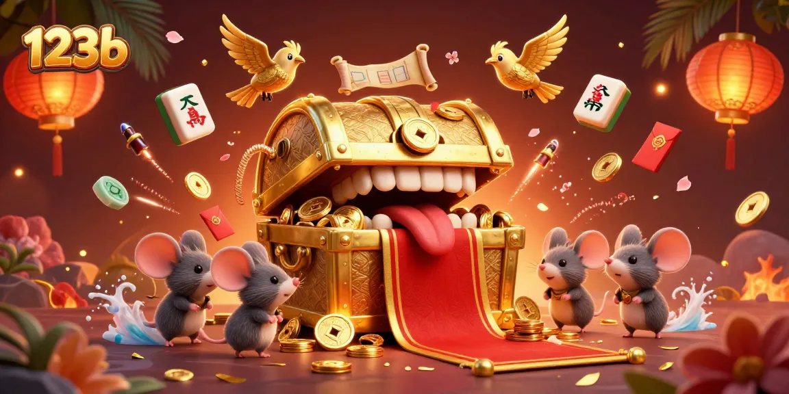 Win big with 123b at this interactive 3D casino scene full of treasures and excitement.